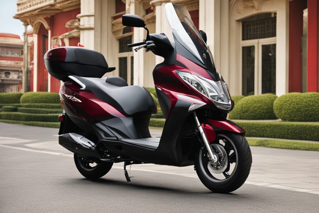 autonomia da nova scooter Kymco