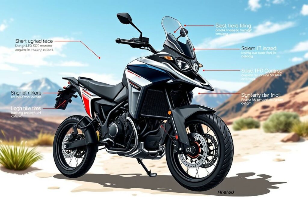 especificações Aprilia Tuareg 660 2024