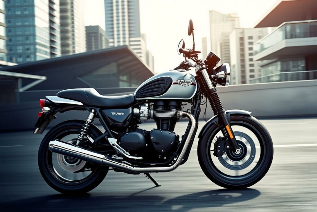 design elegante da Triumph Speed Twin 900